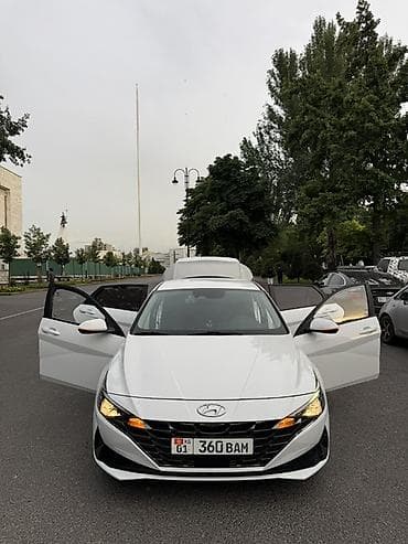 byd e7: Hyundai Avante: 2021 г., 1.6 л, Автомат, Гибрид, Седан — 3
