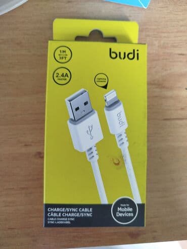 Кабель Budí Charge/Sync Cable предназначен для зарядки и синхронизации