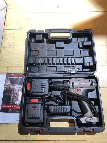 Үй жана бакча: Аккумуляторная дрель-шуруповерт CROWN CT21055L (Crown Professional) — 1