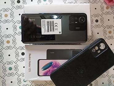 second tech: Redmi, Redmi Note 12S, Б/у, 256 ГБ, цвет - Черный, 2 SIM — 2