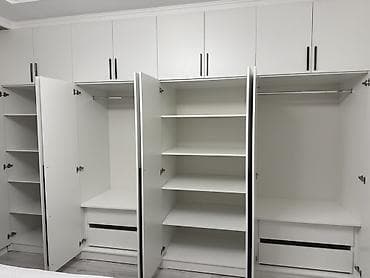 шкаф с комодом: Шифоньер, шкаф для одежды, Прямой, ЛДСП — 3