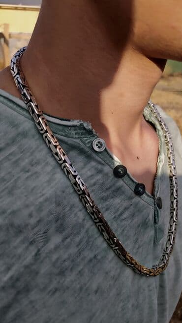 продаю золотую цепочку: Массивная цепь в стиле «Византия», сплетенная из множества звеньев — 4