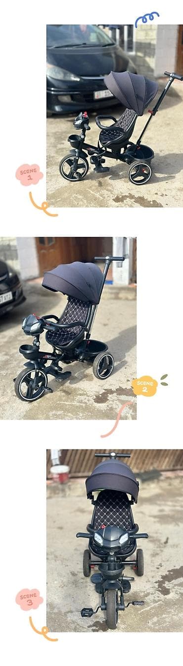 коляска skillmax 3 в 1: Детский трехколесный велосипед‑коляска Skuttina (тип «trike») - — 1