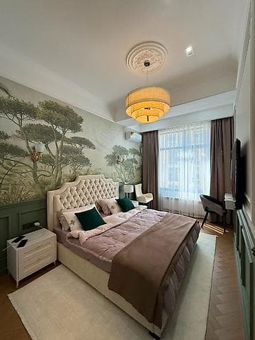Продажа квартир: 2 комнаты, 80 м², Асанбай мкр Элитка, 9 этаж, Дизайнерский ремонт — 10