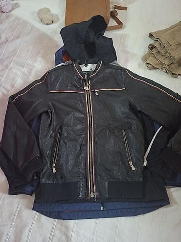 куртки для мужчин: Набор мужских курток (3 шт.): 1) Ветровка Nike - Цвет: черный с — 2