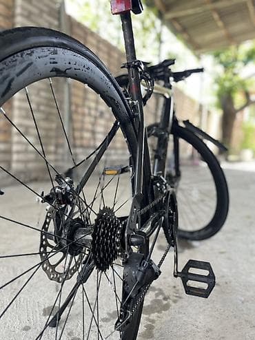 fixed gear: Городской шоссейный велосипед - Легкая алюминиевая рама с спортивной — 2