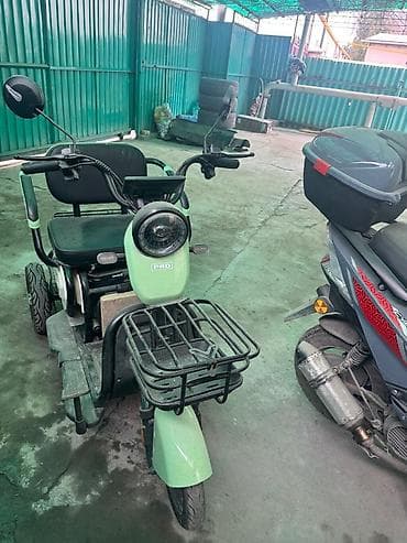 трёх колесный электро скутер: Электрический трёхколёсный скутер (сидячий) - Трёхколёсная — 3