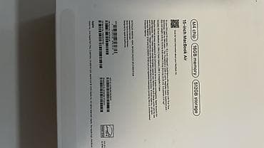 macbook 2014: Apple MacBook Air 15" Характеристики по наклейке на коробке: - Чип — 3