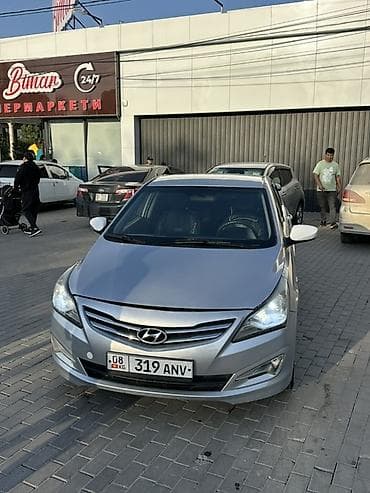 Унаа сатуу: Hyundai Accent: 2015 г., 1.6 л, Кол менен иштөөчү, Бензин, Седан — 3