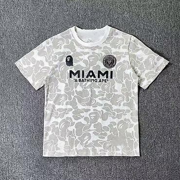 tech fleece: Футболка MIAMI “A BATHING APE” с камуфляжным принтом - Крой — 1