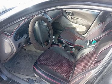 обшивка мазда: Чехлы Экокожа, цвет - Черный, Daewoo — 3