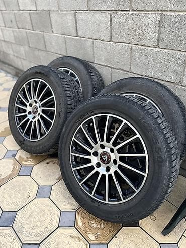выжимной на спринтер: Колеса в сборе 255 / 55 / R 18, Лето, Б/у, Комплект, Легкий коммерческий транспорт (C/LT), Литые, отверстий - 6 — 1