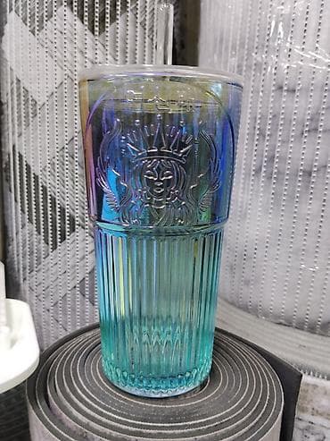 bubble tea: Стакан-термокружка с трубочкой и крышкой - Объем: приблизительно — 1