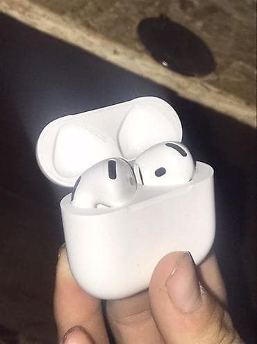 наушники без микрофона: Беспроводные вкладыши наушники, Apple, AirPods 4 — 3