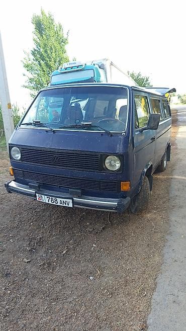 автокредит на бу авто бишкек: Volkswagen Transporter: 1986 г., 1.6 л, Кол менен иштөөчү, Дизель, Van — 2