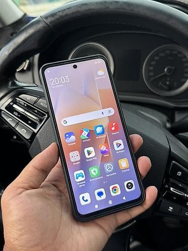 Redmi, Redmi 12, Б/у, 128 ГБ, цвет - Черный, 2 SIM