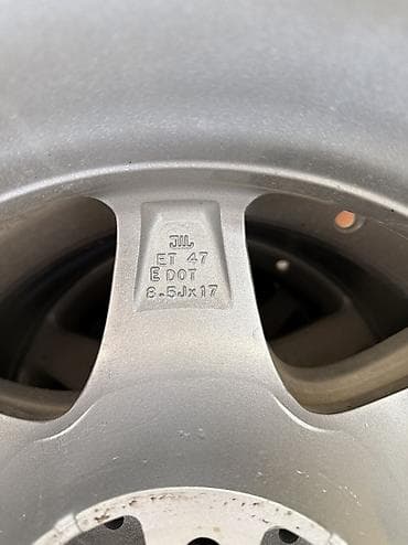 volk rays: Литые Диски R 17 Mercedes-Benz, Комплект, отверстий - 5, Б/у — 4