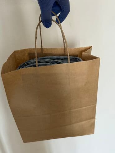 женская джинсовая одежда больших размеров: Джинсы, Трубы, Высокая талия, M — 6