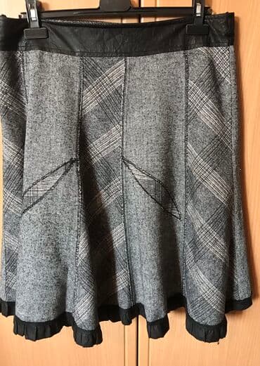 теннисный юбка: Юбка, Модель юбки: Трапеция, Миди, Жаккард, По талии — 3