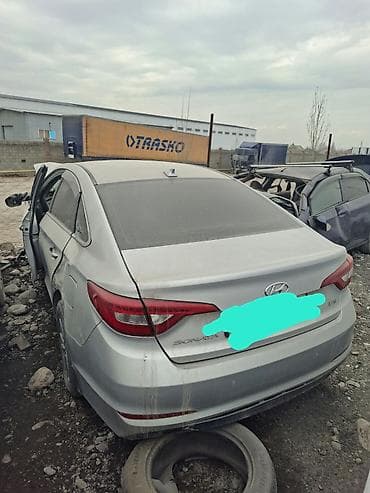 Hyundai Sonata LF, седан, серебристый цвет. Автомобиль после ДТП lalafo.kg да Hyundai Sonata LF, седан, серебристый цвет. Автомобиль после ДТП