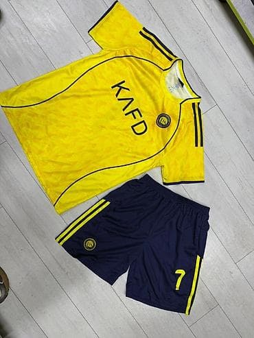 nike tech: Футбольные комплекты (футболка + шорты) Варианты дизайна: - Жёлтый — 1