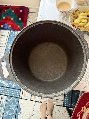 посуда для кухни: Кастрюля-казан Kukmara с крышкой - Бренд: Kukmara - Материал корпуса — 3