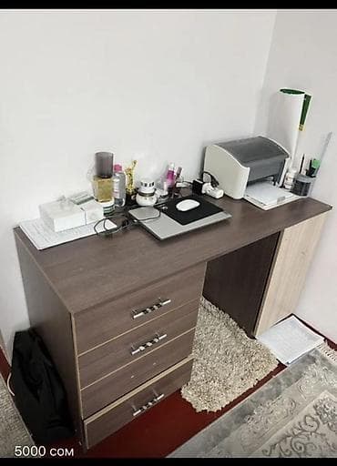 письменный стол с полками бишкек: Гарнитур из мебели в едином стиле (ЛДСП, цвет венге/дуб): - Большой — 3