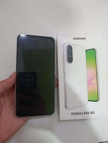 pixel 6a: Samsung Galaxy A56 5G, Новый, 256 ГБ, цвет - Белый, 2 SIM, eSIM — 3