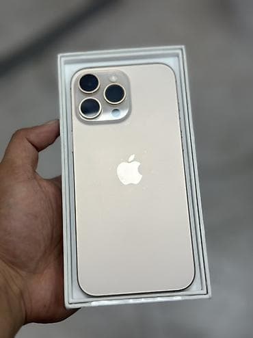 IPhone 16 Pro Max, 256 ГБ, Золотой, Коробка, 92 %