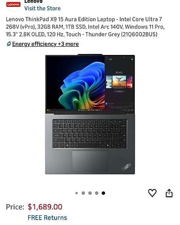 ноутбук thinkpad: Ноутбук Lenovo Ультрабук, Intel Core i7, ОЗУ, RAM: 32 ГБ, Lenovo ThinkPad — 4