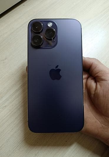 IPhone 14 Pro Max, Новый, 256 ГБ, Deep Purple, Зарядное устройство, Защитное стекло, Чехол, 82 %