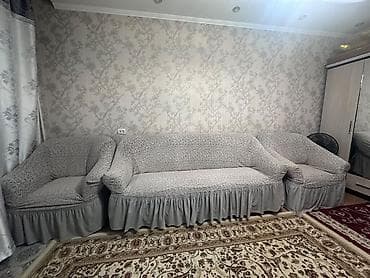 Мебельные гарнитуры: Комплект мягкой мебели, Б/у, Самовывоз, цвет - Коричневый — 5