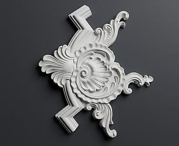 Декоративные гипсовые молдинги и угловые элементы с