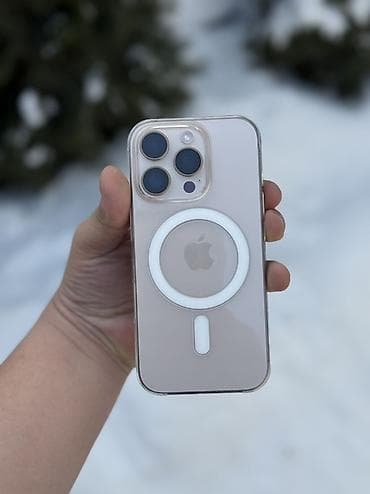 iphon 16 pro: IPhone 16 Pro, Б/у, 256 ГБ, White Titanium, Чехол, Коробка, 91 % — 3