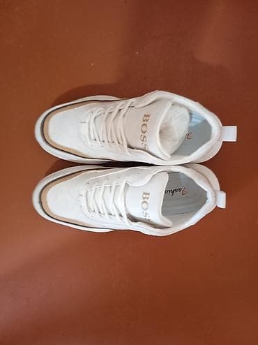 Личные вещи: Мужские кроссовки, 40, Boss, Новый, цвет - Белый, Бесплатная доставка — 2