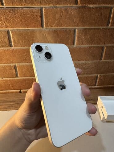 ipone: IPhone 13, Б/у, 128 ГБ, Старлайт, Защитное стекло, Коробка, 88 % — 3
