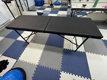 масажный кресло: Кушетка Складная массажная/косметологический стол, 2‑секционный — 4