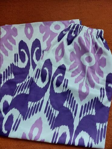 белая ночная сорочка: Домашняя одежда, Штаны, Штапель, Made in KG, Лето — 5