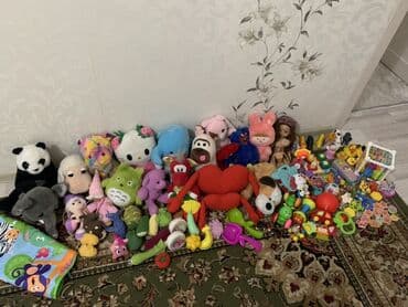 развивающие игрушки крючком: Большой набор разнообразных игрушек, включающий мягкие игрушки — 3