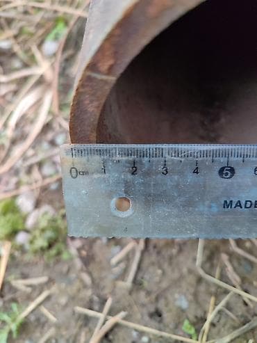 Окна и комплектующие: Round pipe, Сталь, Бесшовная, Без покрытия, Резка — 4