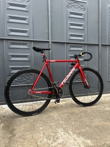 скейтборд каракол: 🚲 FIXED GEAR Tsunami SNM100 🚲 🔥 Цвет: красный 📏 Рама: L Состояние из — 7