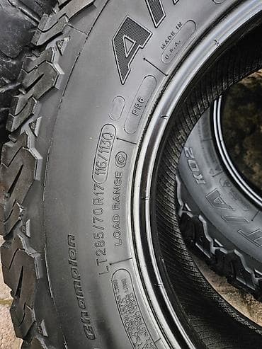 hyundai 2016: Шины 285 / 70 / R 17, Всесезонная, Б/у, Комплект, Внедорожные (АТ/МТ), США, BFGoodrich — 2