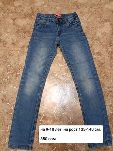 детские летние лосины: Джинсы и брюки, Б/у — 1