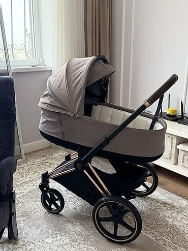 Коляскалар: Балдар арабасы, Cybex, түсү - Күмүш, Колдонулган, Өзү алып кетүү — 4