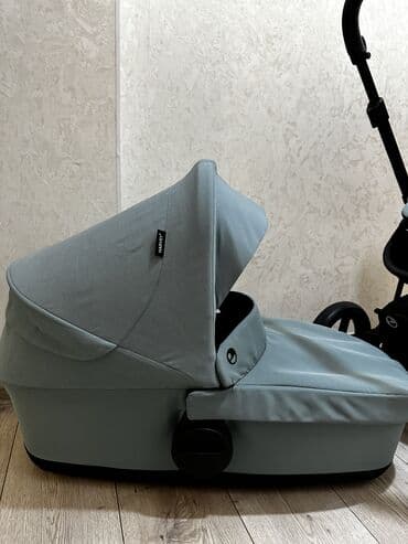 изиволкер коляска: Коляска, цвет - Голубой, Б/у — 5