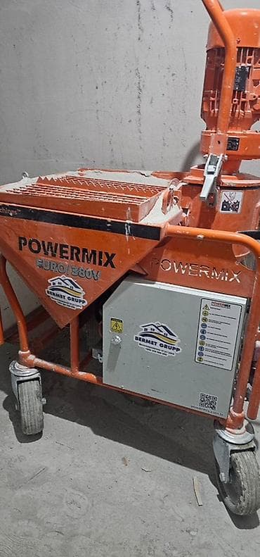 Штукатурная станция Powermix EURO/380V - Профессиональная станция для at lalafo.kg Штукатурная станция Powermix EURO/380V - Профессиональная станция для
