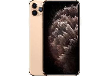 iphone telefon: IPhone 11 Pro Max, Б/у, 256 ГБ, Золотой, Защитное стекло, Чехол, 81 % — 2