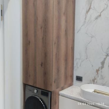 голубая кухонная мебель: Кухонный гарнитур, цвет - Серый — 4