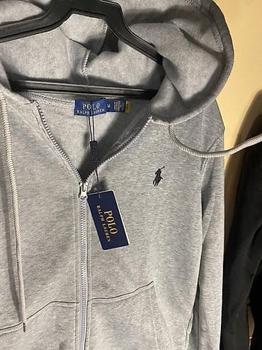 Толстовки: Мужская толстовка, M, L, XL, Polo Ralph Lauren, Новый, цвет - Серый, Самовывоз, Платная доставка — 2