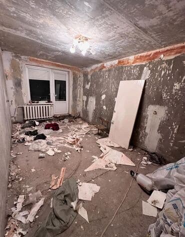 Бала бакчалар, бала багуучулар: Демонтаж старой плитки в сан/узлах, со стен, полов, потолка, демонтаж — 4